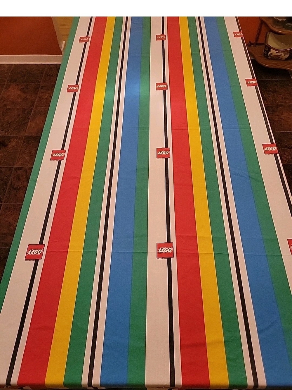 Vintage LEGO Bed Twin Sheet Set Fitted & Flat Only Excellent Pre-owned Condition
